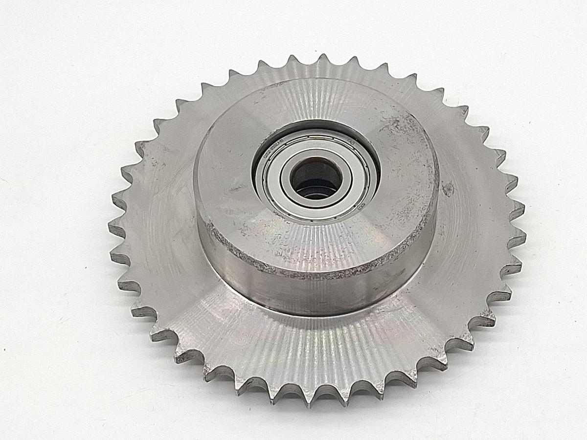 1 Stück Kettenrad inkl. 2 Rillenkugellager, M08B-38, ID17mm , neu
