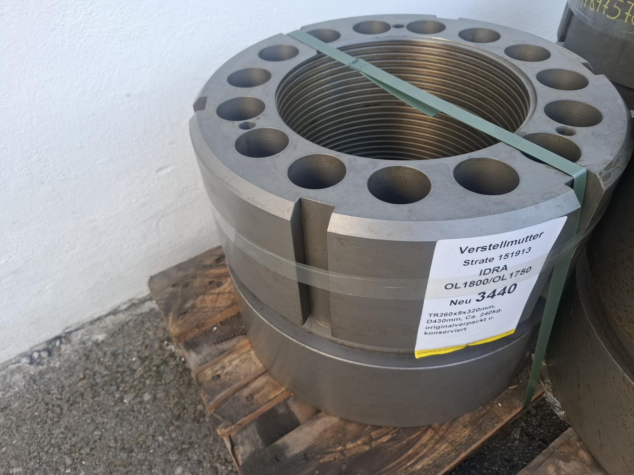 Verstellmutter für Druckgussmaschine IDRA OL1800, TR260x9, 151913, Idra, neu
