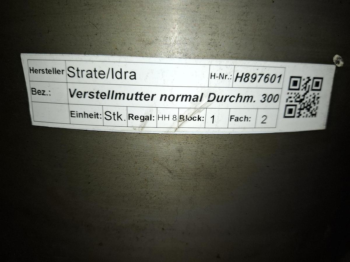 Verstellmutter für Druckgussmaschine IDRA2500, TR300x10, 111814, Strate/Idra, neu