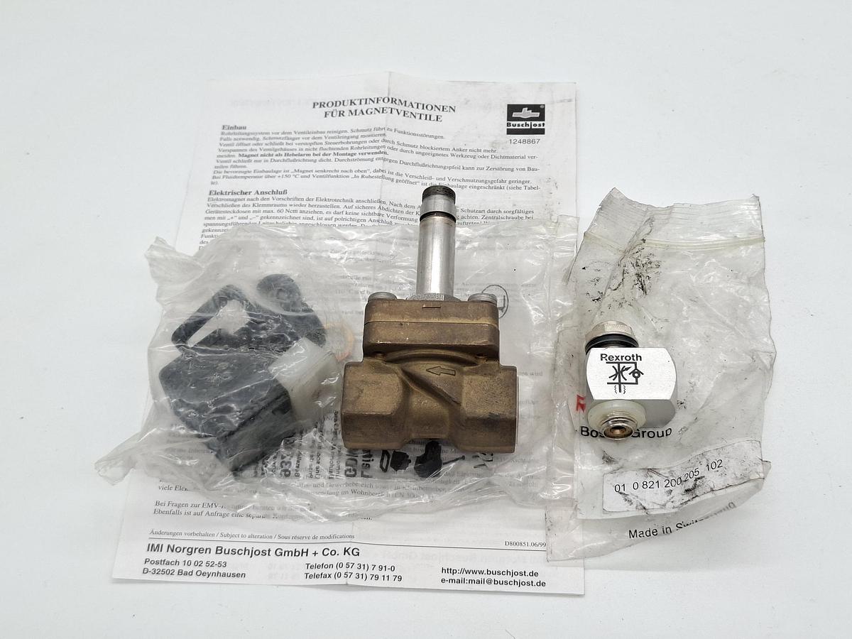 Magnetventil, G1/2", 24V, 0927700.0701.02400, Buschjost, neuwertig