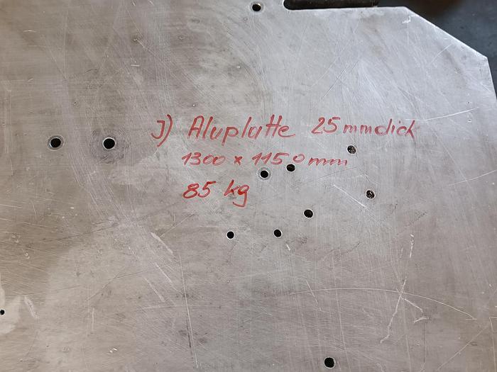 Gebraucht Aluminiumplatten, Konstruktionsalu, Preis -70%, gemäß Fotos, , gebraucht