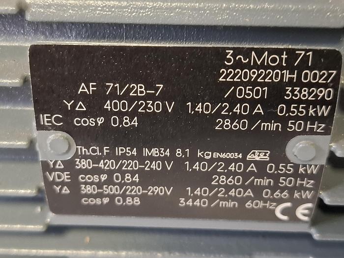 Normal saugende Kleinpumpe, 60m, 45L/min, CY-4081-0019, Speck Pumpen, neu