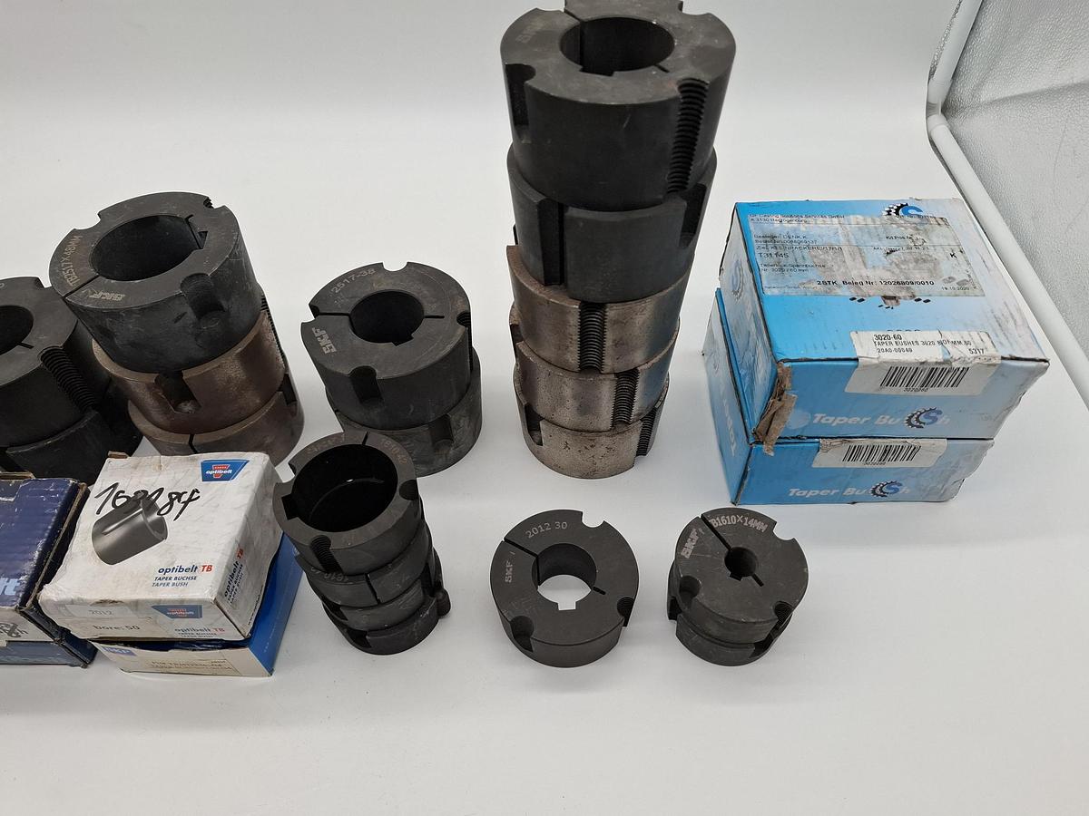 29 Stück Taper Spannbuchsen gemäß Liste  , neu