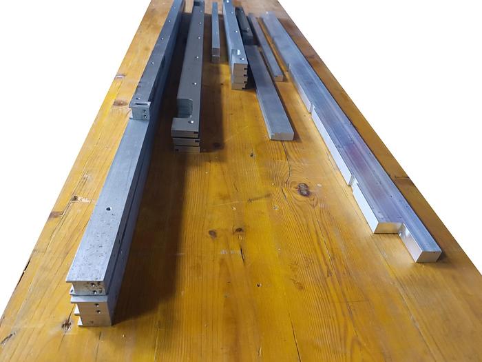 Bearbeitete Aluminium Flachprofile in den Dicken 15 und 20mm, 33 kg, AlMgSi0,5, , neu