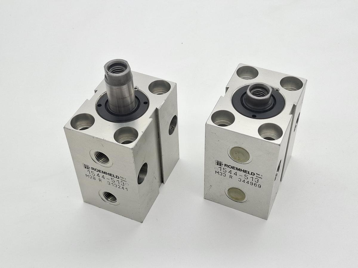 Blockzylinder, Hub 25mm, Kolben D32mm, 350bar, 1544-513, Roemheld, neuwertig