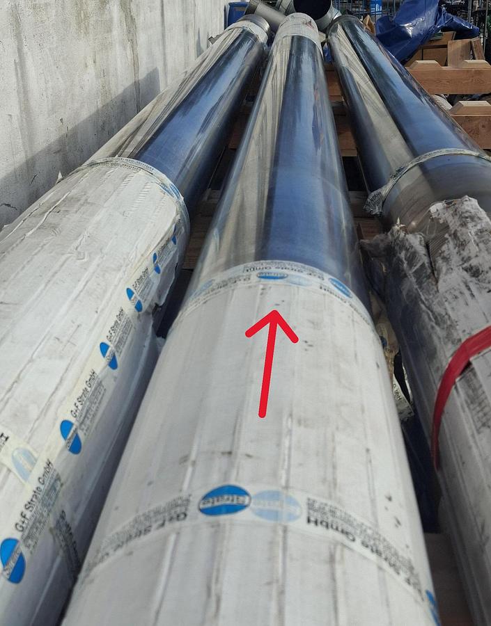 Überholt Ersatzsäule für IDRA 2500, D300mm x 7115mm, (2), 210779, Strate/Idra, überholt