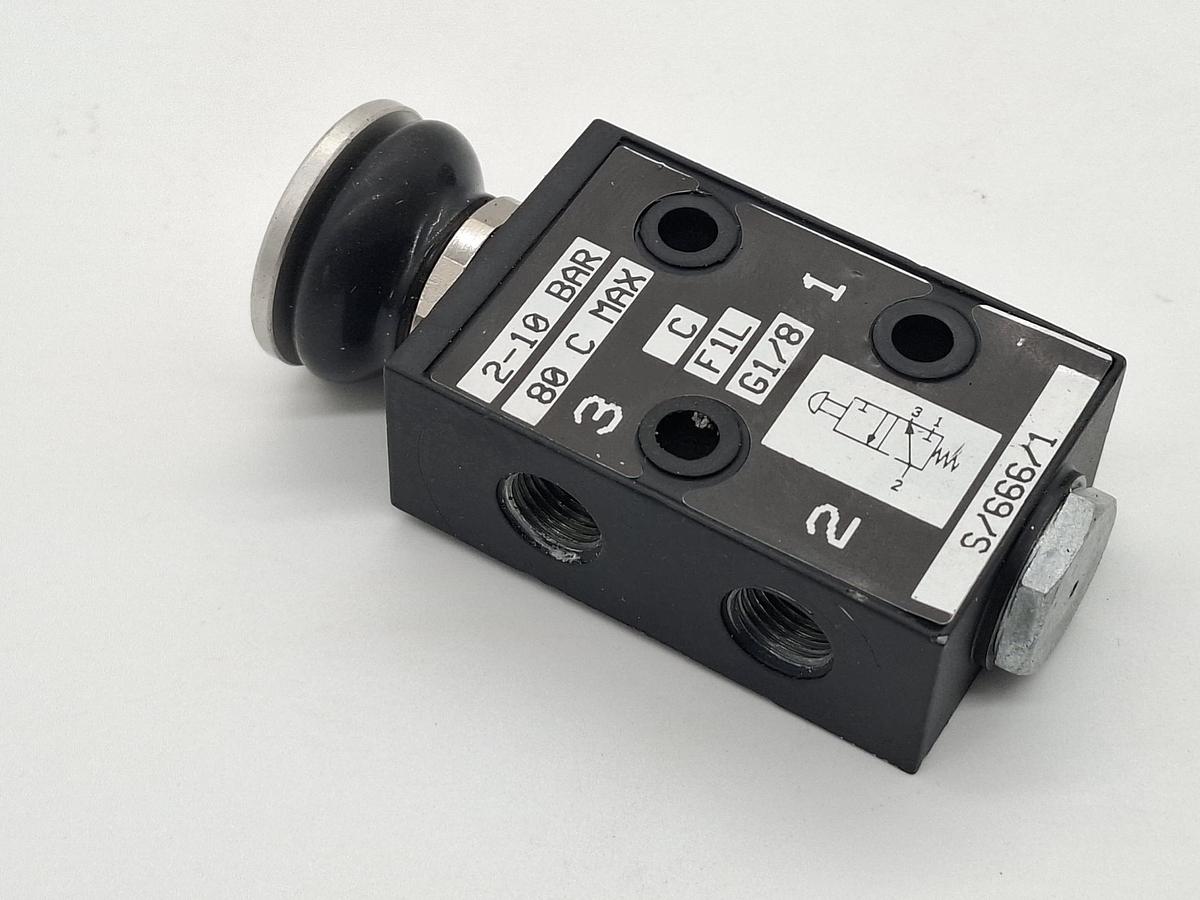 Pneumatik Steuerventil, S/666/1, 3/2 Wege, G1/8", Norgren, neu