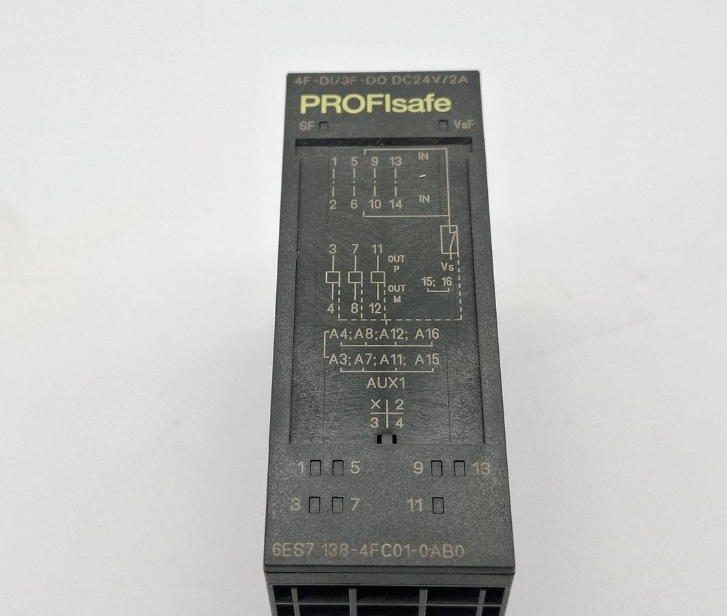 Profisafe, Input/Output, 6ES7 138-4FC01-0AB0, Siemens, neu