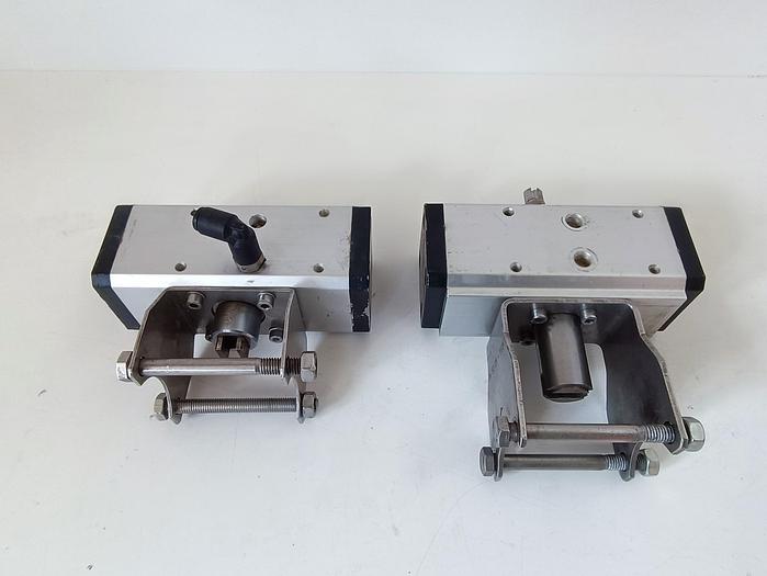 Gebraucht 2 Stück Pneumatikantriebe für Absperrventile, DA30, Omol, gebraucht