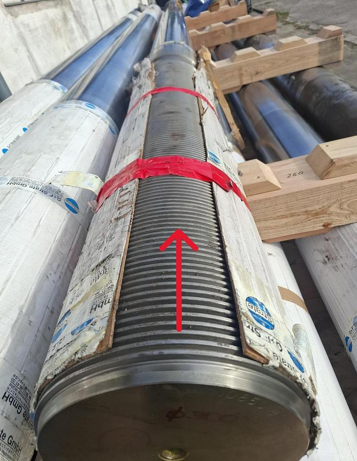 Überholt Ersatzsäule für IDRA 2500, D300mm x 7115mm, (3), 110850, Strate/Idra, neu