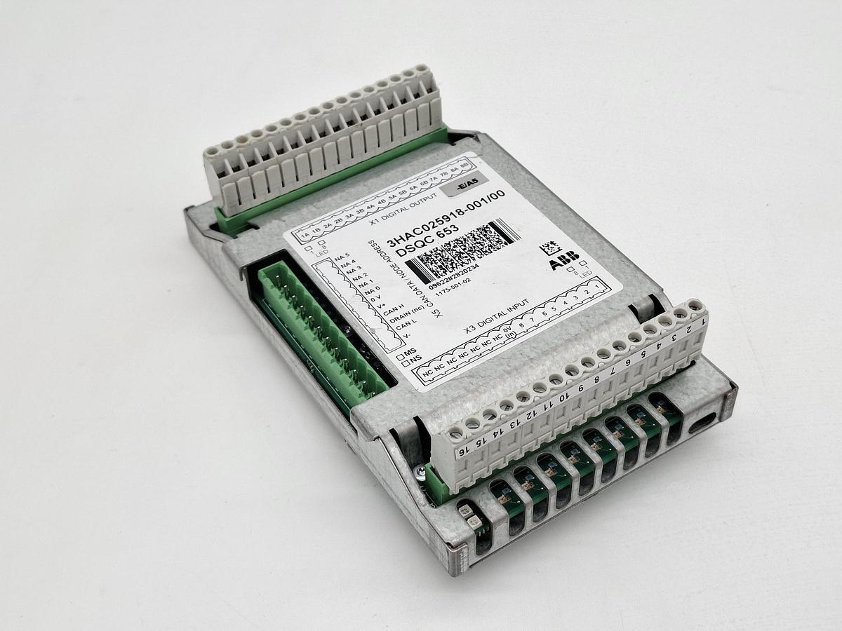 Gebraucht Steuerung I/O Modul, DSQC 653, 3HAC025918-001/00, ABB, gebraucht-Funktionszusicherung