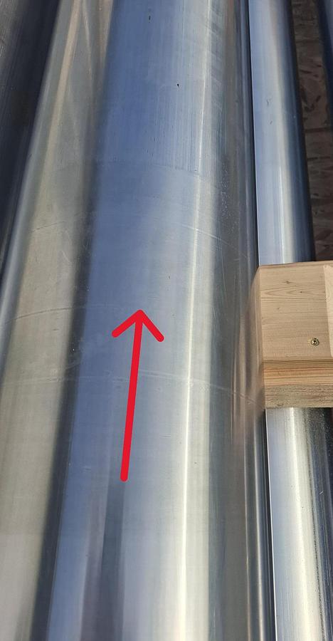 Überholt Ersatzsäule für IDRA 2500, D300mm x 7115mm, (3), 110850, Strate/Idra, neu