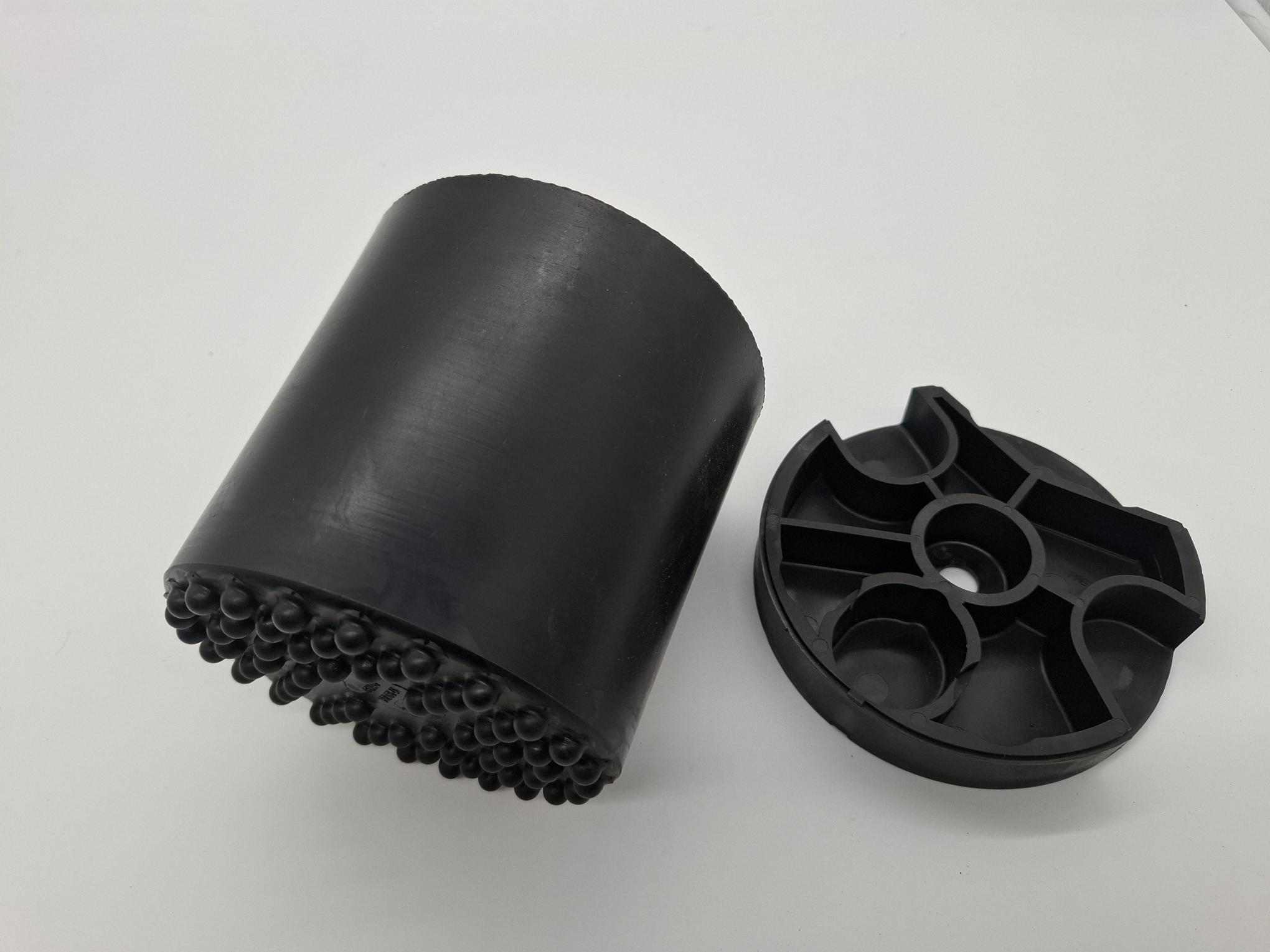 Puffer-Set mit Distanzscheibe, DPZ130 MR, 752 16 44, Demag, neu