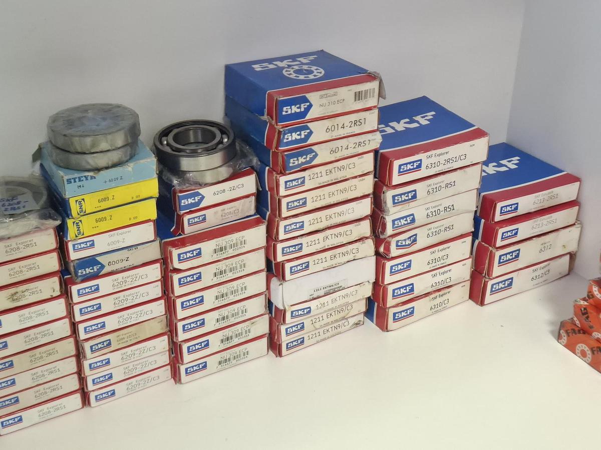 Konvolut 180 Stück Wälzlager, SKF, FAG, INA , neuwertig