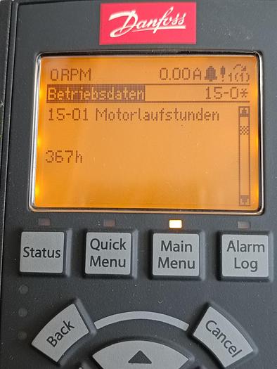 Gebraucht Frequenzumrichter, 0,37KW, getestet, max 955 Laststunden, VLT FC-302PK37T5E20H1XG… Danfoss, gebraucht-Top