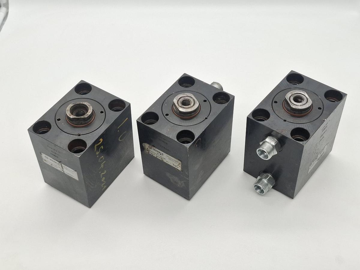 Gebraucht Blockzylinder, Hub 63mm, BZ 500.63/40.77.201.063 Merkle, gebraucht