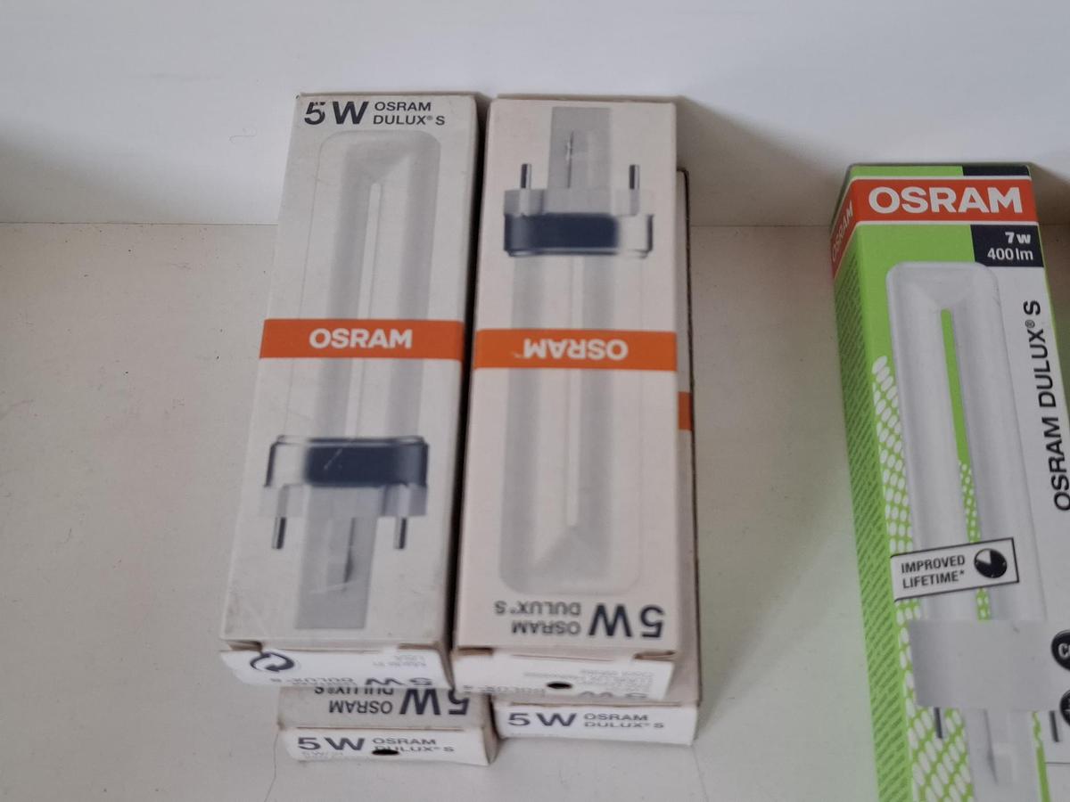 19 Stück Kompaktleuchtstofflampen, Konvolut, Osram, neu