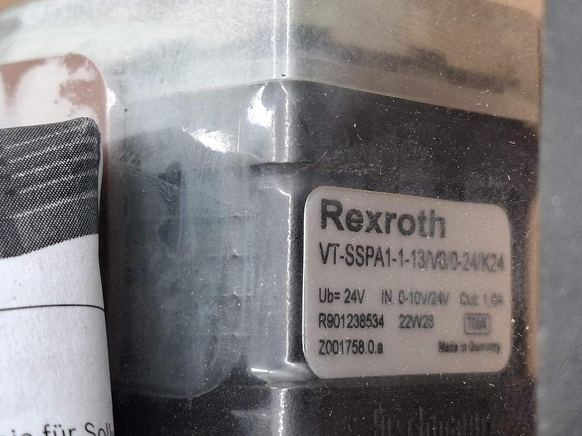 Ventilverstärker, R901238534, VT-SSPA1-1-13/V0/0-24/K24 Rexroth, neu