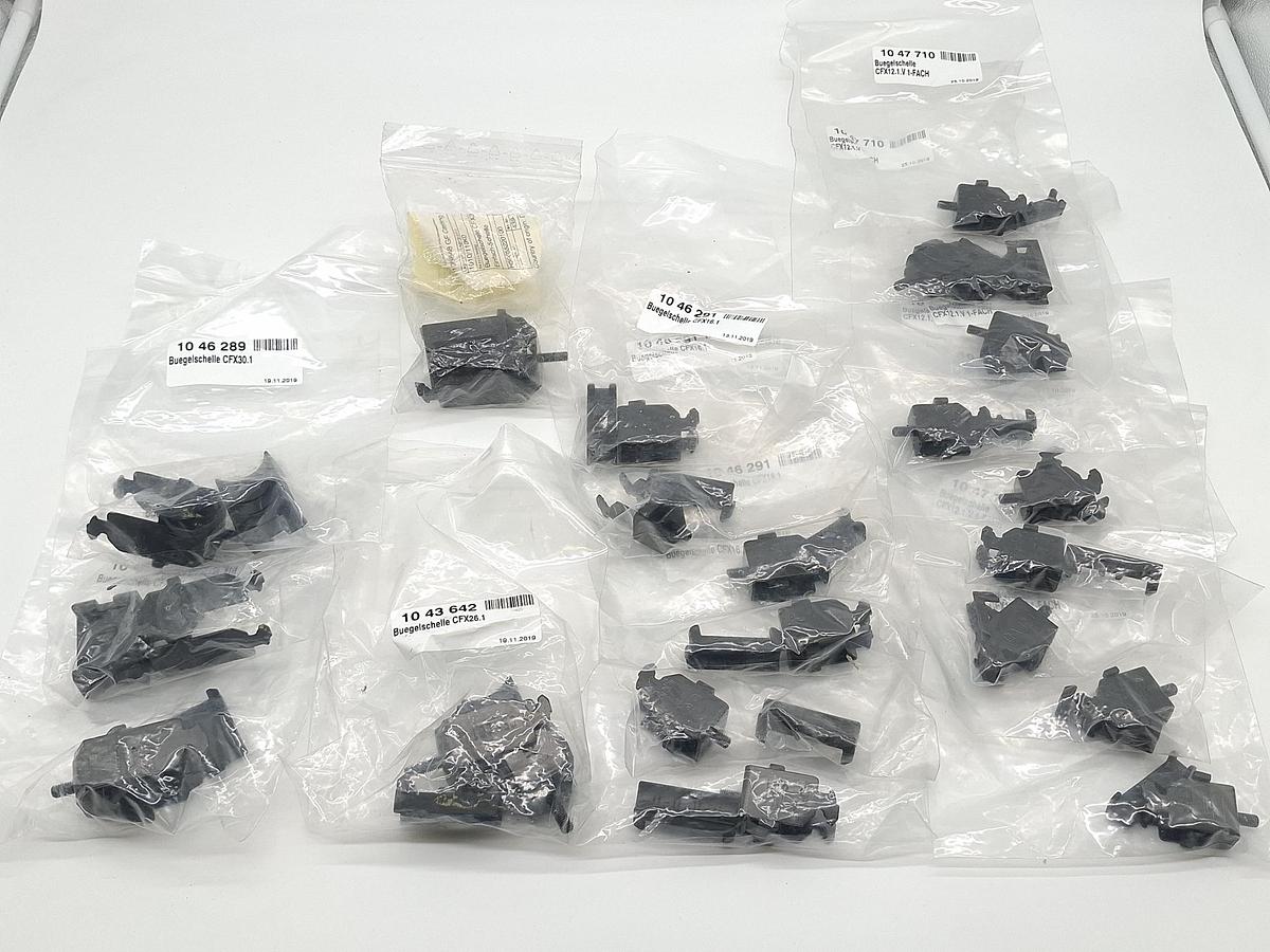 22 neue Bügelschellen gemäß liste zum Sonderpreis, CFX38.1, 30, 26, 16, 12, Igus, neu