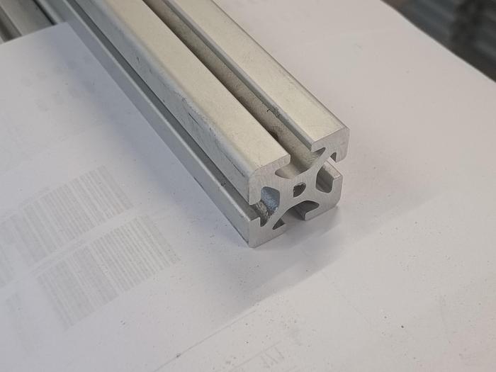 Gebraucht 54,21m Aluminiumprofil zum Sensationspreis €9/m excl., Nut 8mm, 40 x 40mm , gebraucht