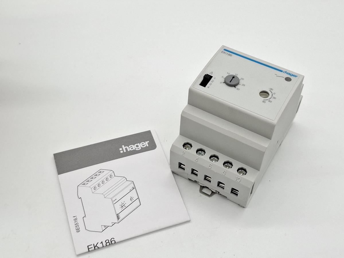 Thermostat, EK186, Hager, neu