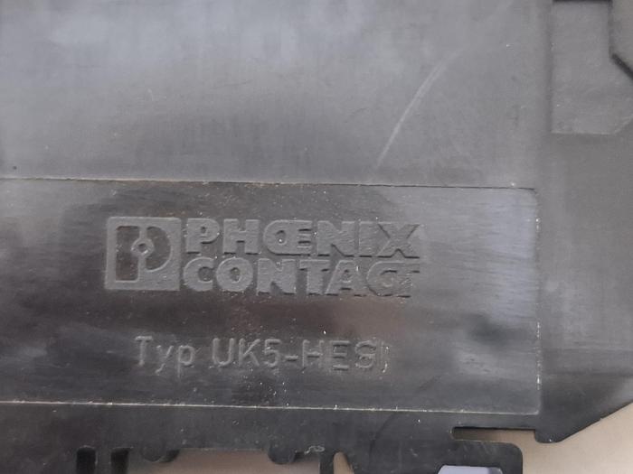 Gebraucht 16 Stück Sicherungsklemmen, HK5 HESI, Phönix, gebraucht