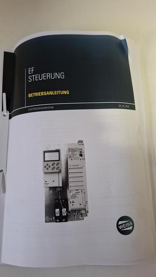 Antriebssteuerung Weiss, EF1503A, EPZ10201 APPL + Inv 8200, Lenze, neu