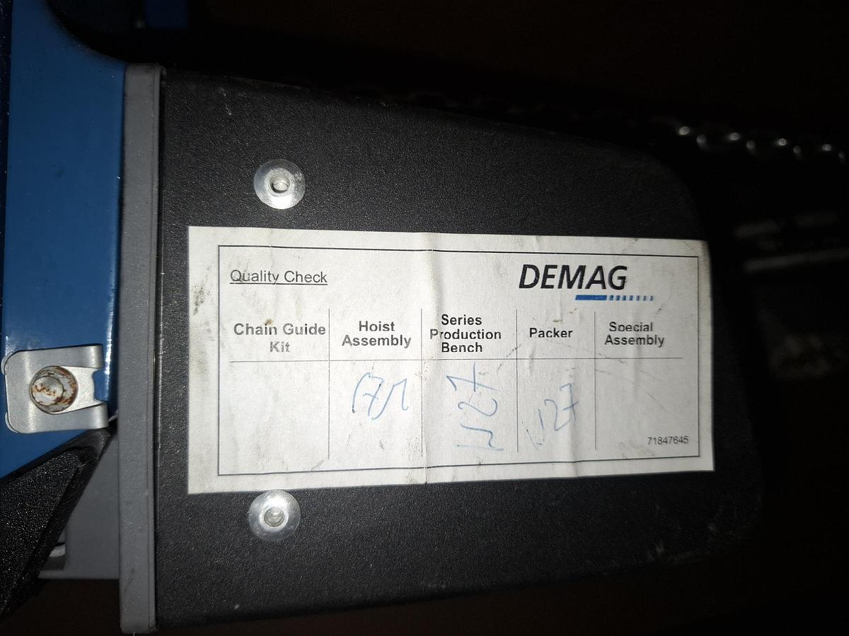 Gebraucht Kettenzug, elektrisch, 125kg DC-Pro1 125 1/1 H5 V8/2, Demag, gebraucht-Top