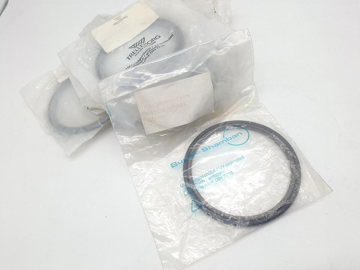 4 Stück Stangendichtung für d95mm, 95/110,1x6,3, RSK300950-T46N, Trelleborg, neuwertig -70%