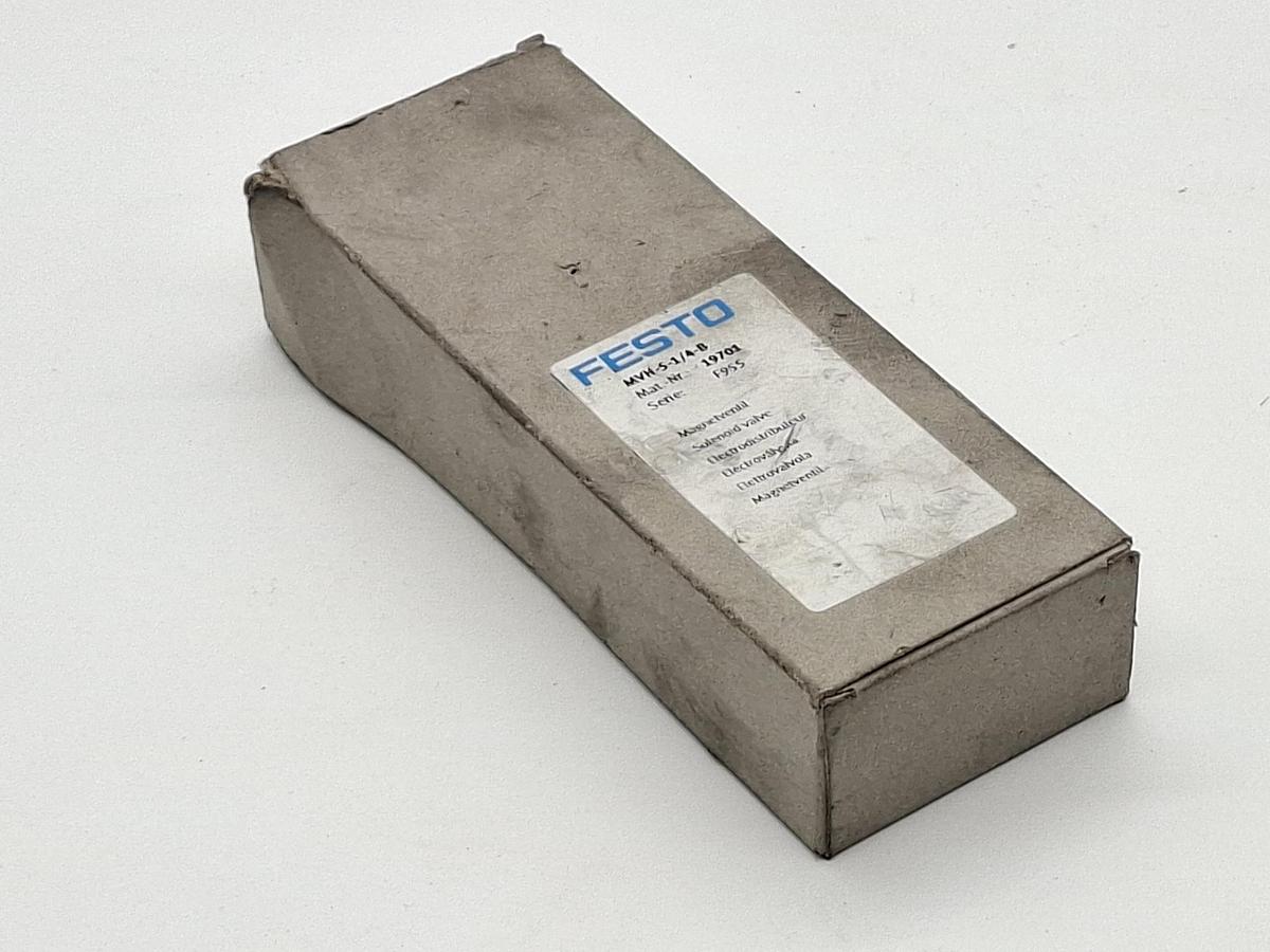Magnetventil, 19701, MVH-5-1/4-B, Festo, neuwertig