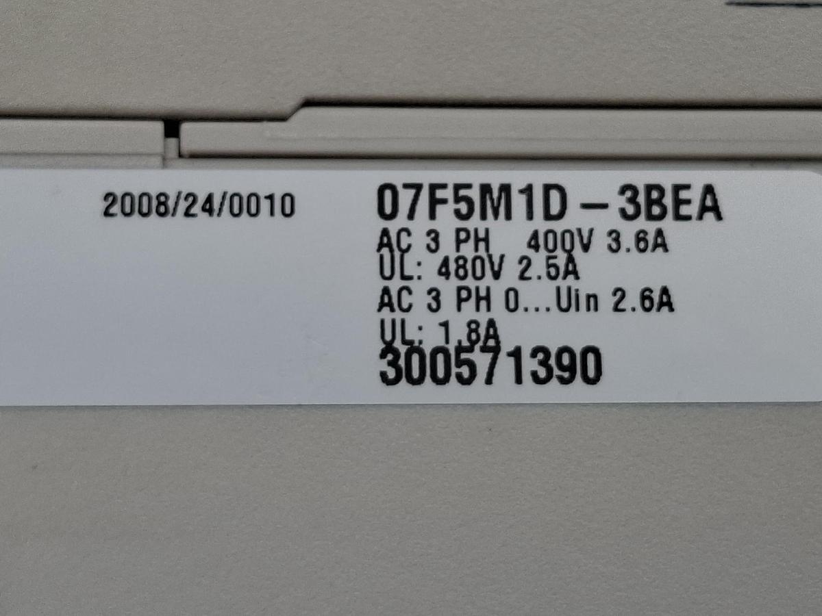 Frequenzumformer Combivert F5, 0,75KW, 07F5M1D-3BEA, KEB, neuwertig