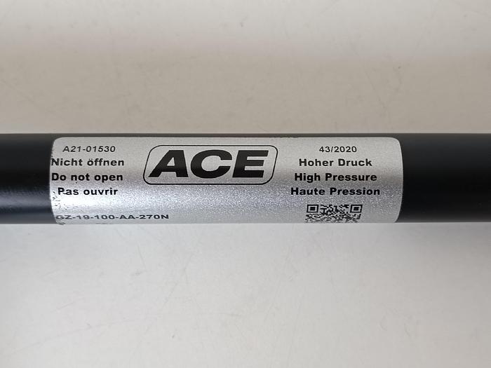 Gebraucht 2 Stück Industrie-Gaszugfeder inkl. Zubehör, GZ 19-100-AA-270N, ACE, gebraucht-Top