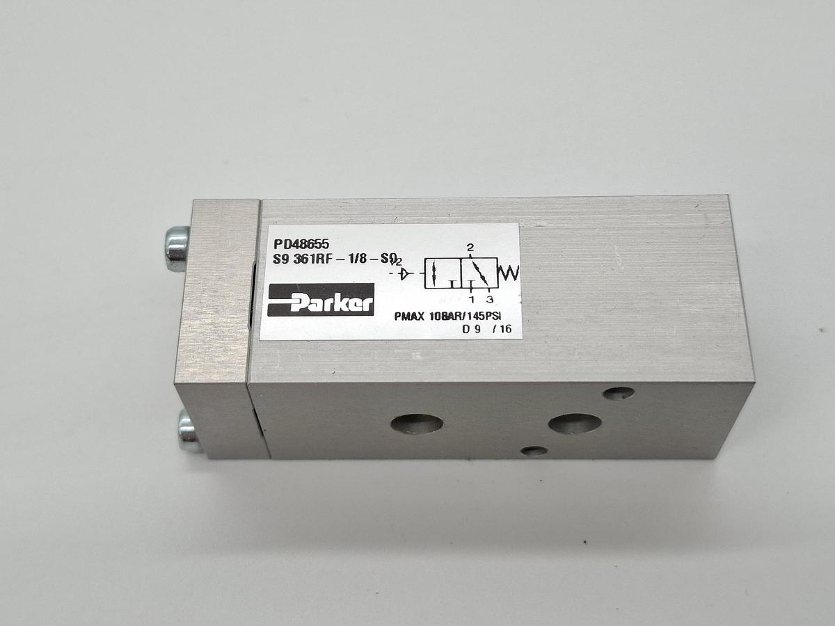 Ventil, PD48655, 3/2-WV/S9 361RF-1/8-SO, Parker, neu
