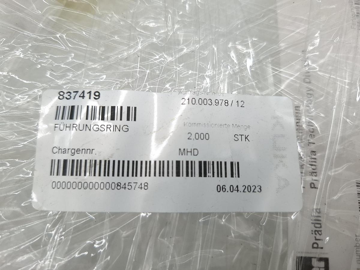 2 Stück Kolbenführungsring, D260 x 24,5mm, Kunststoff, F1O005W50001, Parker, neu