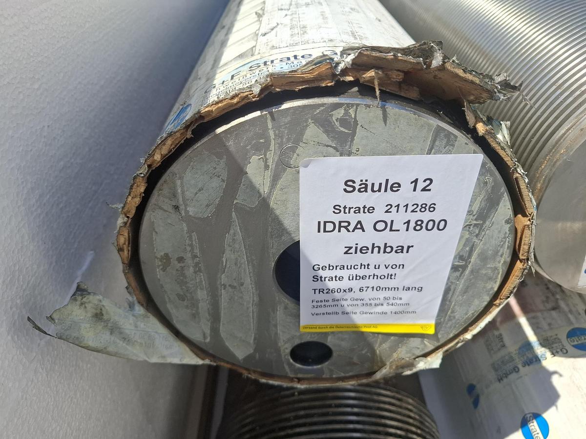 Überholt Ersatzsäule für IDRA OL1800, ziehbar, D260mmx6710mm, (12), 211286. Idra, überholt