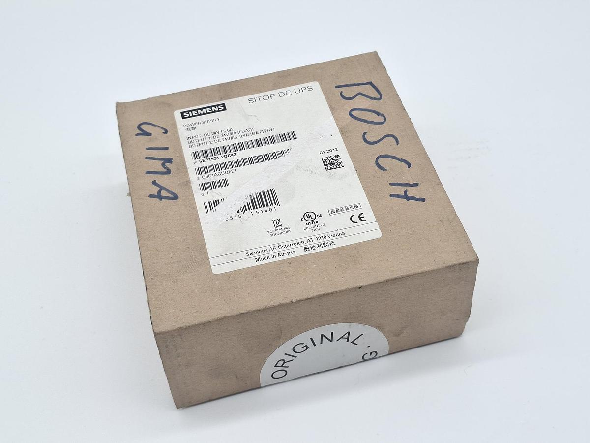 Sitop DC UPS Modul, 6EP1 931-2DC42, Siemens, neu