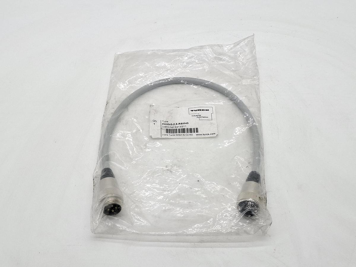 Power supply cable PUR, 0,5m, RKM43-0,5-RSM43, ABB, neu