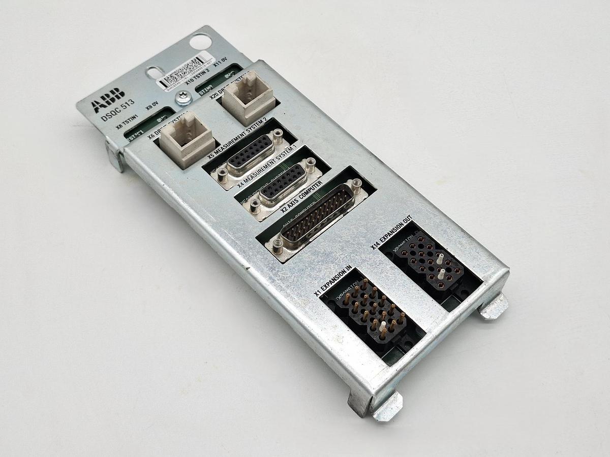 Gebraucht Stecker Modul, DSQC 513, 3HAC6546-1/01, ABB, gebraucht-Funktionszusicherung