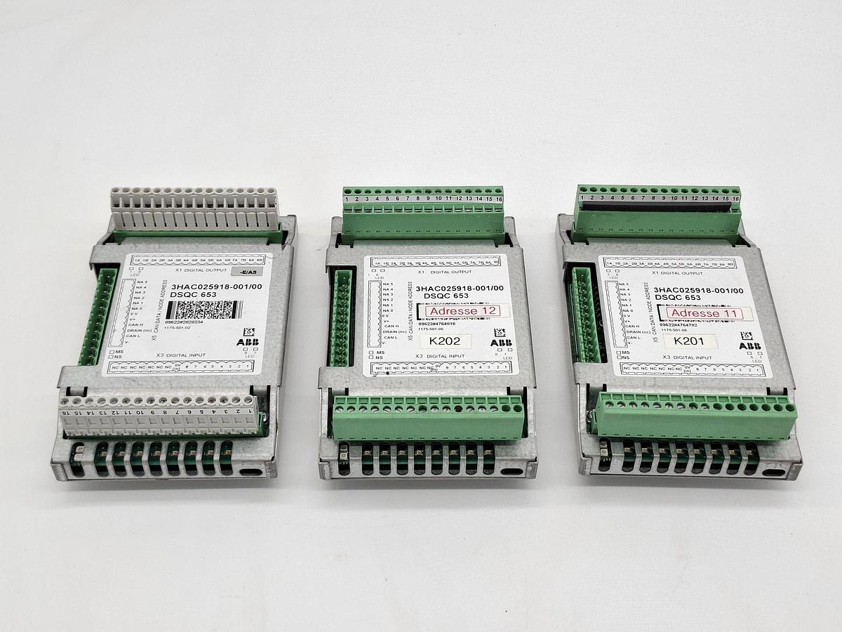 Gebraucht Steuerung I/O Modul, DSQC 653, 3HAC025918-001/00, ABB, gebraucht-Funktionszusicherung