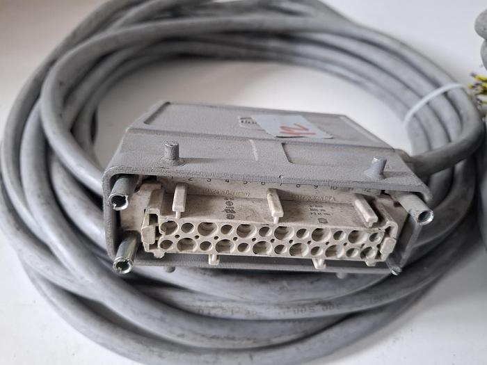 Gebraucht 5 Stück Steuerleitungen mit Industriesteckverbinder, YSJY-JZ 25x1, Meinhart, gebraucht