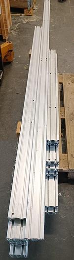 Gebraucht 43,5m Aluminiumprofil zum Sensationspreis €17/m excl., Nut 8mm, 40 x 80mm , gebraucht