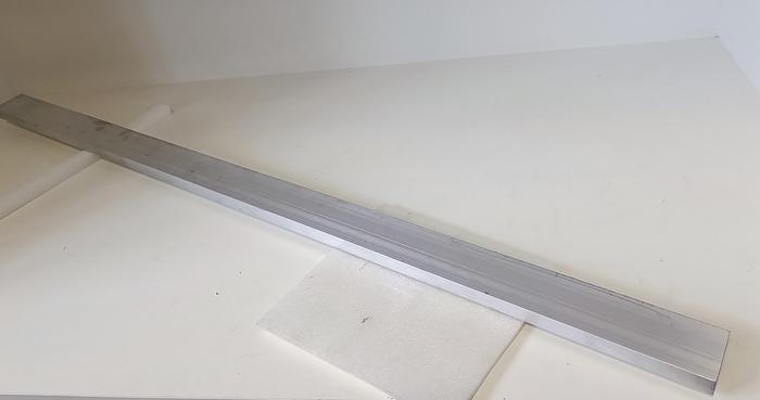 5 Stk. Aluminium Flachprofil, Vollmaterial, 20,5 kg, 60 x 20 x 1280mm, , neu -50%