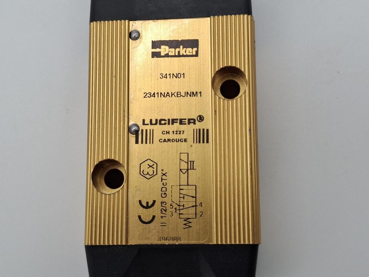 Lucifer Wegeventil, 341N01, 2341NAKBJNM1, Parker, neuwertig
