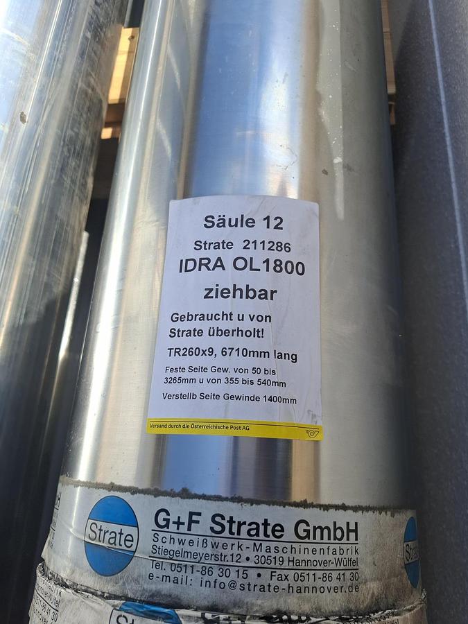 Überholt Ersatzsäule für IDRA OL1800, ziehbar, D260mmx6710mm, (12), 211286. Idra, überholt
