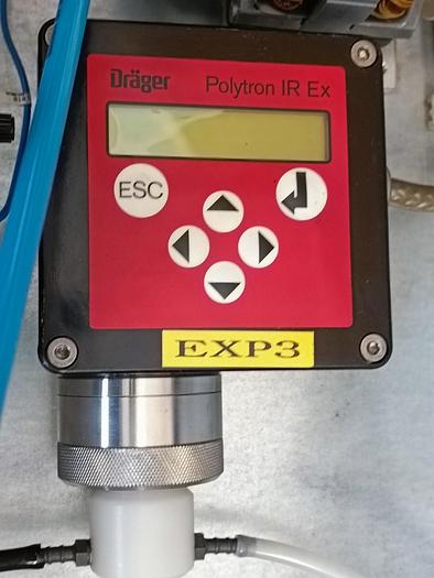Gebraucht Komplette Gas Messstation, Gaswarnmessgerät, Polytron IR Ex, Dräger, gebraucht