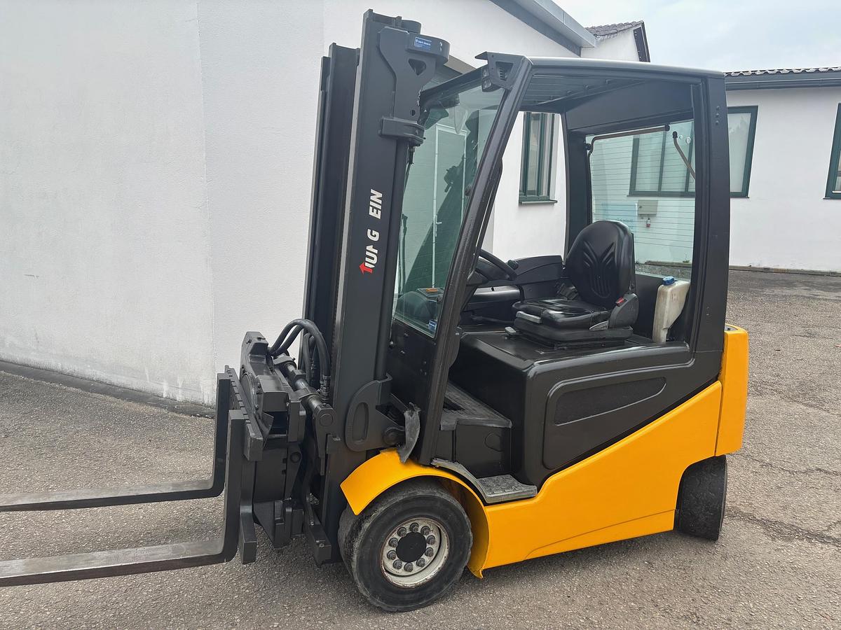Überholt Elektrostapler mit Drehgerät, 3to, EFG 430k 330ZT, Jungheinrich, gebraucht - überholt