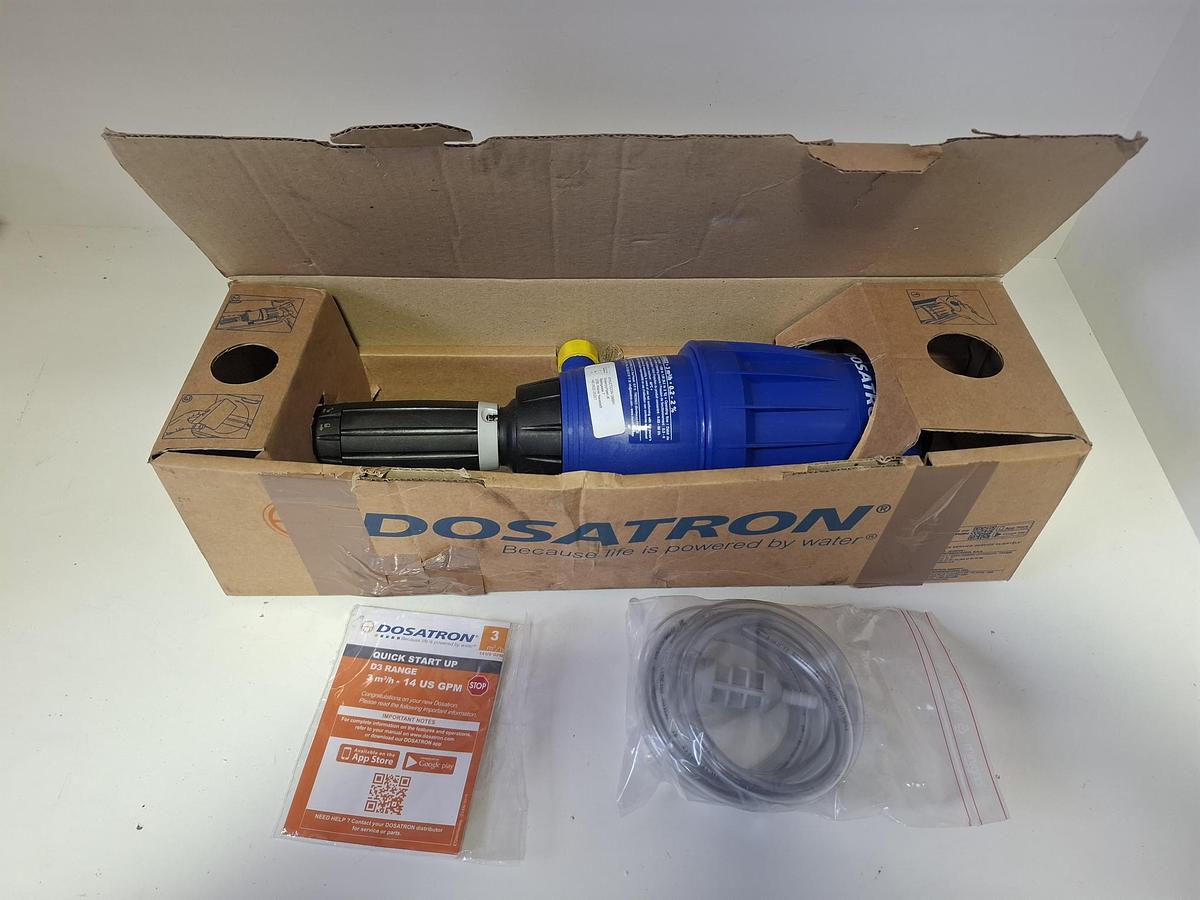 Proportionaldosierer, D3RE2 VF, 3m³/h, 0,2-2%, Dosatron, neu