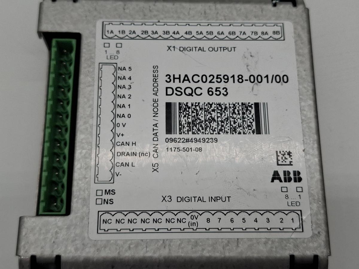 Gebraucht Steuerung I/O Modul, DSQC 653, 3HAC025918-001/00, ABB, gebraucht-Funktionszusicherung