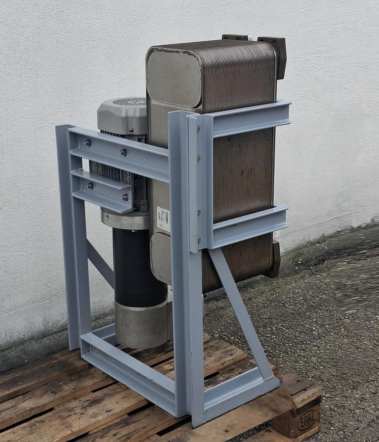 Öl / Wasser Kühlanlage, KA 340/BWT B57x110, Bühler, gebraucht-Funktionszusicherung