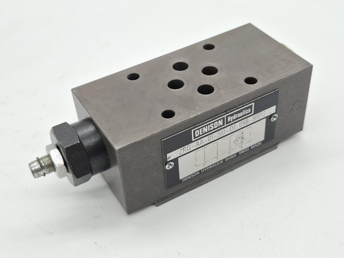 Hydraulik Zwischenblockventil, ZRD AA 01 S0 D1 098-91012, Denison, neuwertig